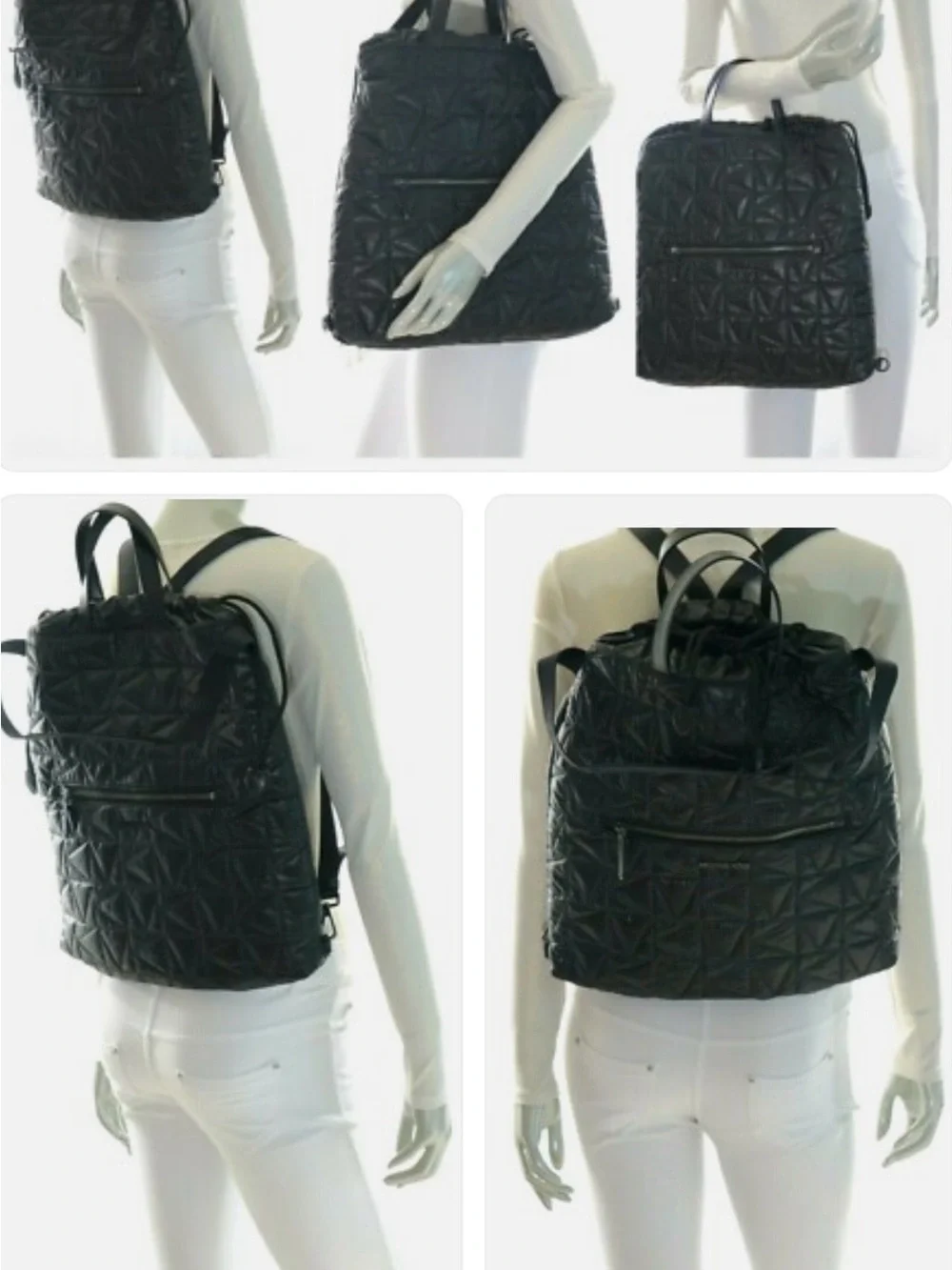 Michael Kors Drawstring Winnie Backpack/Shoulder Bag